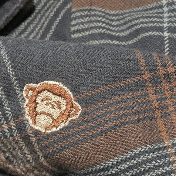 2 Howler Brothers Plaid Shirts - Blue and Orange - Picture 3 of 16